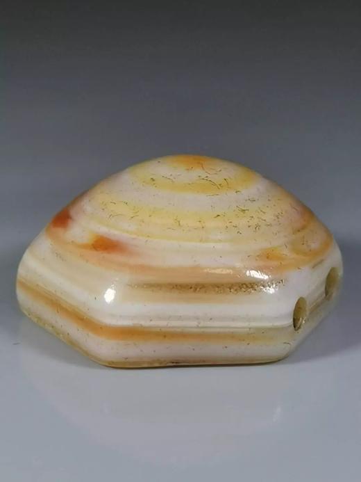 三色纹理老玛瑙六角珠 顺丰包邮 商品图0