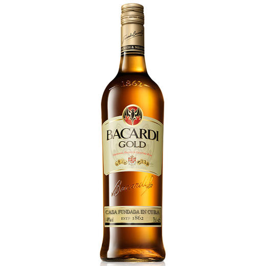 百加得金朗姆酒750ml 商品图0