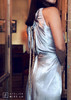 AtelierMissLu / Hecate-银白色带褶修身长款晚礼服背部装饰带 商品缩略图3