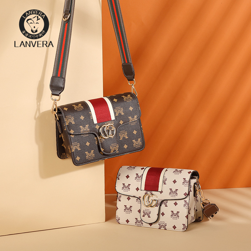 小众女包包小方箱包 秋冬复古潮流单肩斜挎包