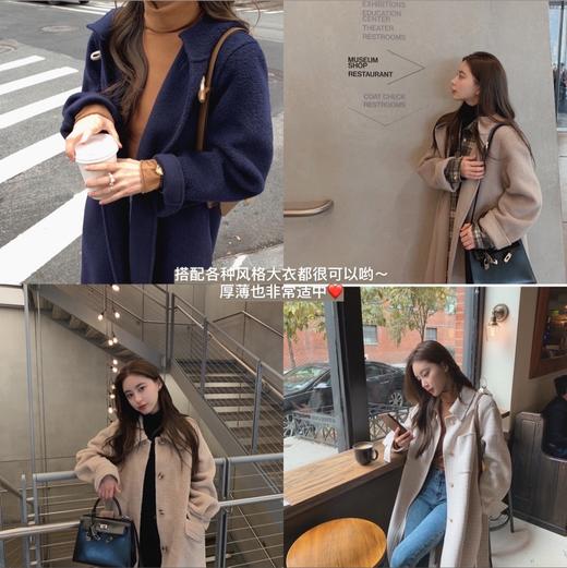 金蘑菇菇 【奶驼M码、姜黄L码】神仙打底系列 冬天不入一件堆堆领拯救你的外套吗 商品图4