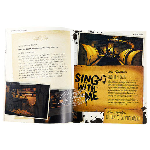 【中商原版】班迪与油印机：乔伊·德鲁工作室员工手册 英文原版 Joey Drew Studios Employee Handbook (Bendy and the Ink Machine) 商品图4