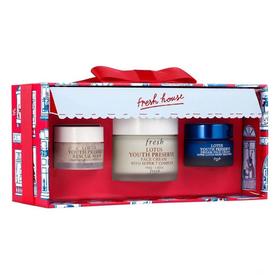 【香港直邮】 Fresh/馥蕾诗 圣诞限量睡莲系列三件套 （面霜50ml+面霜30ml+面膜30ml）