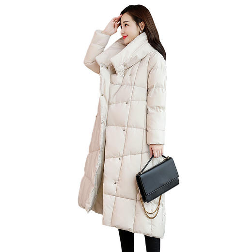 CQ-LFH9916冬季中长款潮流时尚气质棉衣 商品图4