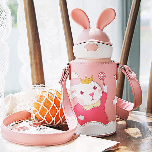 韩国杯具熊儿童限量兔子兔飞飞保温杯BJX-20 商品图3