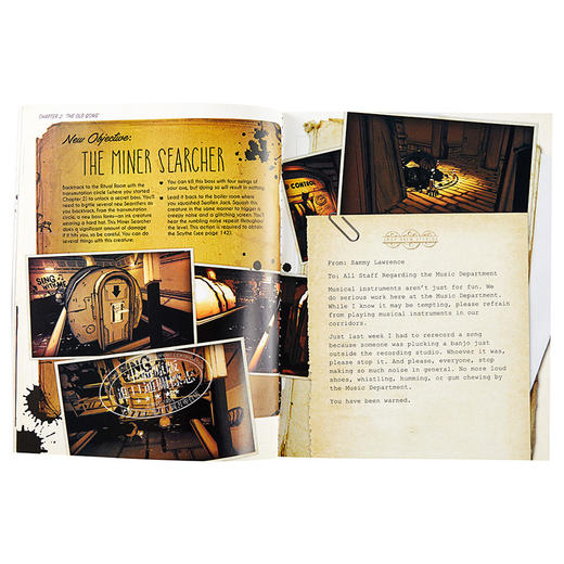 【中商原版】班迪与油印机：乔伊·德鲁工作室员工手册 英文原版 Joey Drew Studios Employee Handbook (Bendy and the Ink Machine) 商品图5