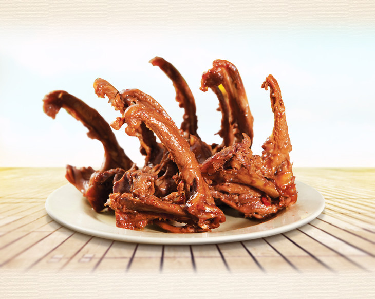 久久丫甜辣鸭锁骨鸭架260g3包独立小包装鸭架久久鸭甜辣鸭锁骨260g3