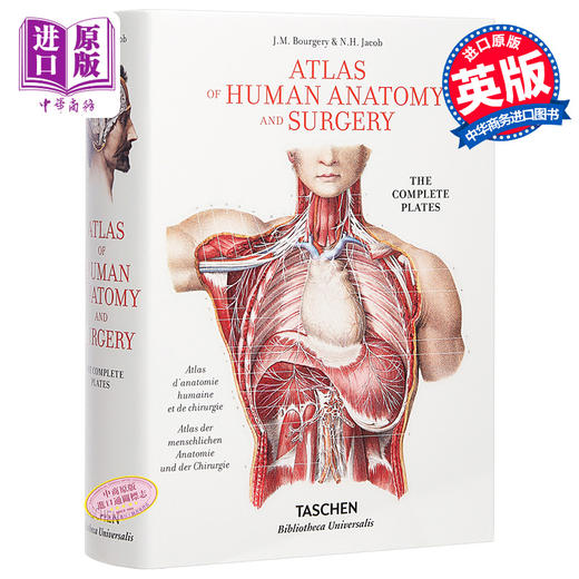 【中商原版】Atlas of Human Anatomy and Surgery Bourgery 进口艺术 人体解剖与手术图谱 医学人体解剖图例 商品图0