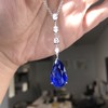 【珝设计】无烧皇家蓝蓝宝石水滴吊坠（12ct） 商品缩略图2