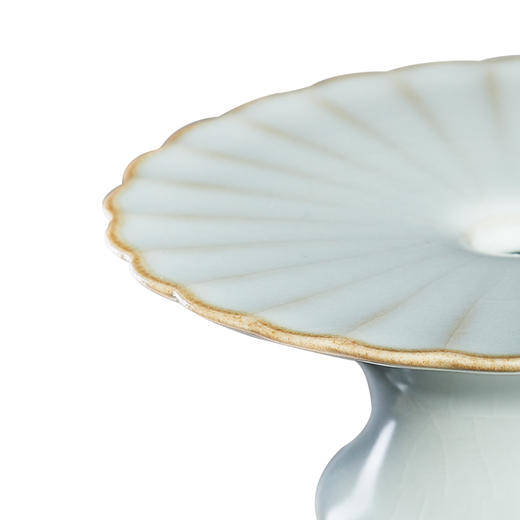 汝窑菊瓣盖置  茶配 商品图4