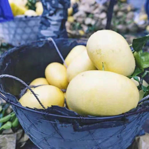 玉环文旦味浓清香果皮果肉清甜清香一颗约3斤4颗箱礼盒装