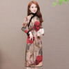 YWE OS-WX03印花加厚保暖气质改良版旗袍裙 商品缩略图1