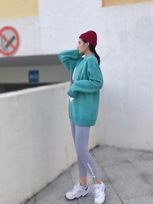 CHAM 女款弹力厚款加绒打底裤  深度貂皮绒面料 PJ213 商品图2