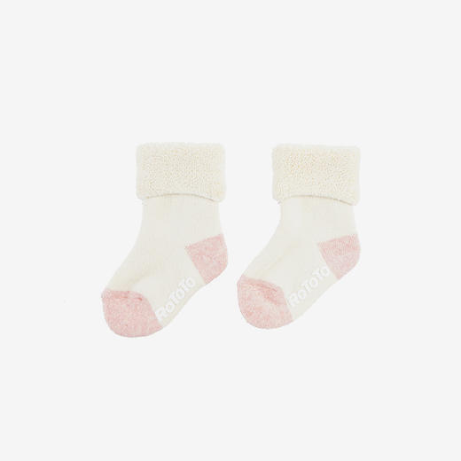 RoToTo OMEDETO SOCKS 最高品质超长棉SUVIN GOLD植物天然染色婴儿袜子2件套（6-12个月） 商品图2