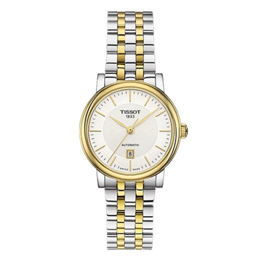 Tissot 天梭卡森系列钢带机械女表T122.207.22.031.00 商品图0