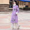 OG99102新款中国风重工喜鹊刺绣旗袍连衣裙TZF 商品缩略图1