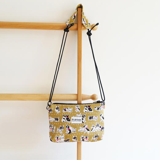 HUJI祤集pieton斜挎包插画法斗小兄弟黄 商品图0