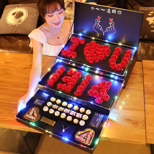 天使之翼香皂花永生花礼盒 商品图5