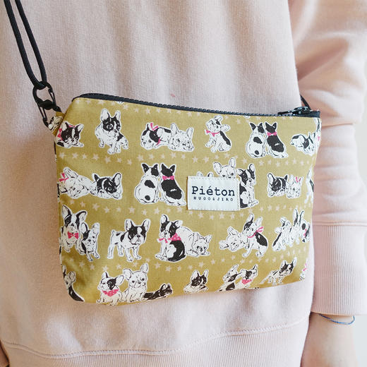 HUJI祤集pieton斜挎包插画法斗小兄弟黄 商品图3