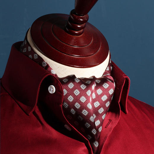 男士100%真丝领巾/小围巾/丝巾 商品图0