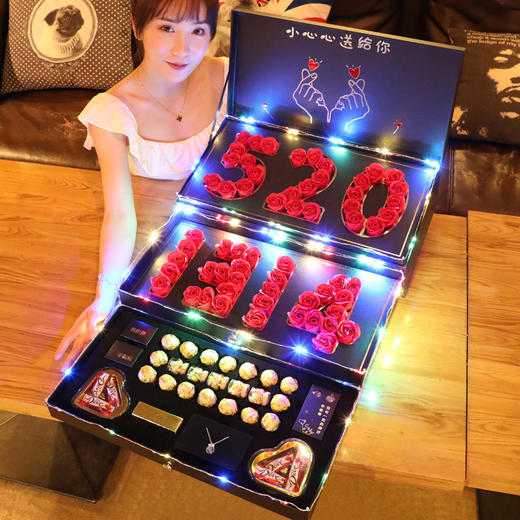 天使之翼香皂花永生花礼盒 商品图9