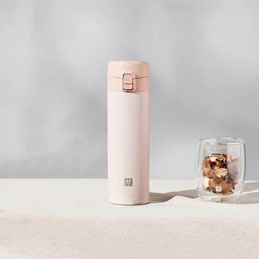 ZW-BP112 双立人 Enjoy系列真空保温弹跳杯480ml(粉色) 商品图4