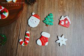 圣诞手工饼干礼盒（6块装）