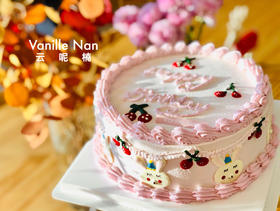 小兔复古蛋糕（提前2天预订）