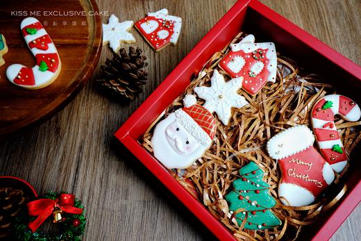 圣诞手工饼干礼盒（6块装） 商品图1