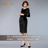 【特惠】YIQU |“芳香四溢”钻石绒连身裙（深邃黑）PT 商品缩略图5