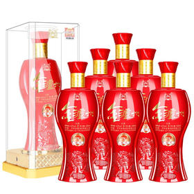 【推荐】泸州老窖股份公司出品 42度金泸州福装9送礼酒水 500ml*6