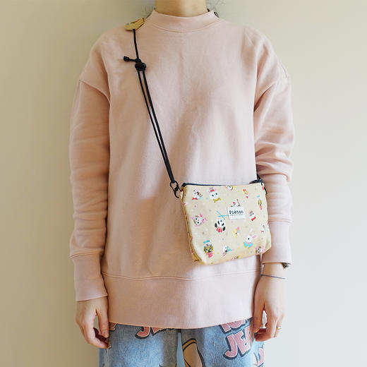 HUJI祤集pieton斜挎包插画小小马戏团咖 商品图1