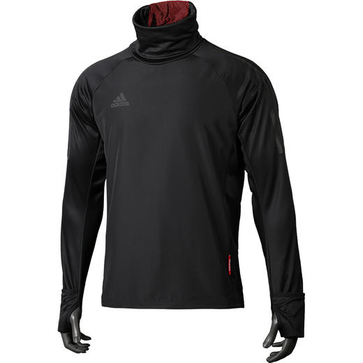 「加绒款」adidas阿迪达斯足球运动训练长袖套衫男EH5759 商品图4