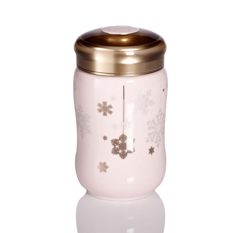 【圣诞推荐】快乐雪花随身杯 单层300ml