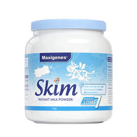 【保税】澳洲美可卓 蓝妹子奶粉 进口脱脂奶粉高钙成人青少年学生中老年奶粉 纯净奶源 脱脂高钙不怕胖 全家适用 日常营养