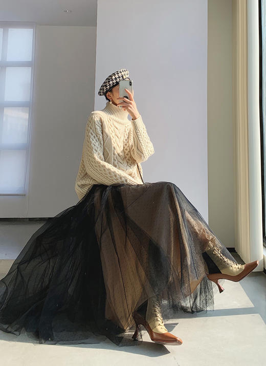 5折 土耳其 女士 方头牛皮吸烟靴 复古百搭出街不撞款噢 BZ736 商品图2