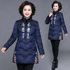 AML-BYG-201秋冬新款时尚妈妈洋气中老年女绣花鸭绒加厚棉衣 商品缩略图2
