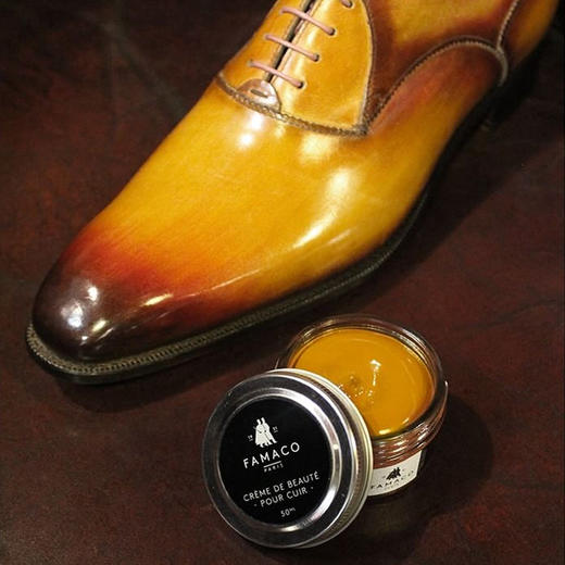 法国进口Famaco皮革保养乳霜玻璃油鞋油皮鞋皮包皮衣沙发补色上光0305 商品图3