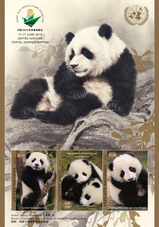 大熊猫钞艺画系列藏品（编号随机） 商品图2