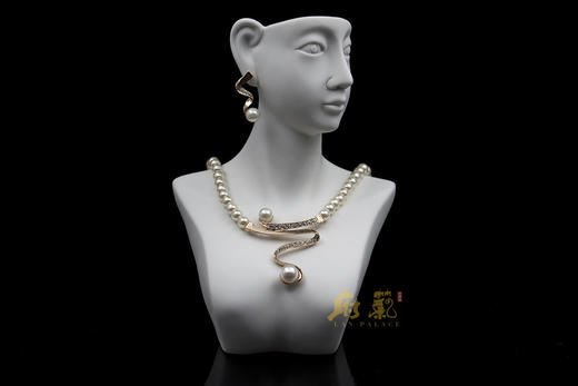 LF-LPS0013P秋冬爆款珍珠环保合金首饰套装 商品图3