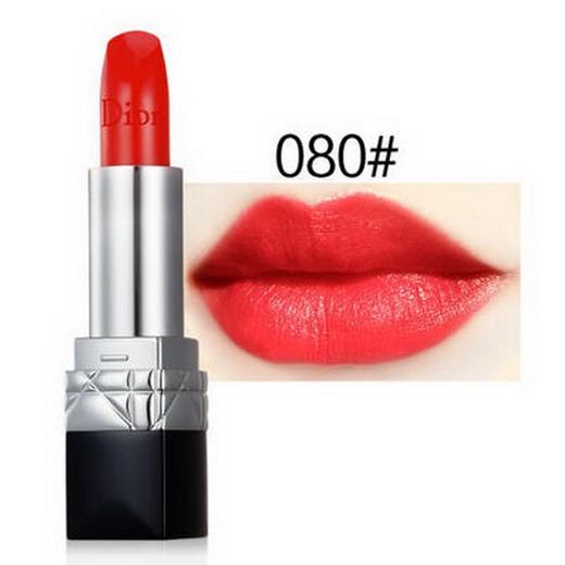 迪奥dior烈艳蓝金唇膏 080