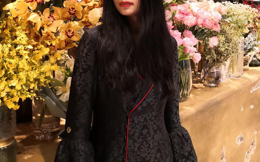 星币刺绣 香云纱喇叭袖风衣 商品图0