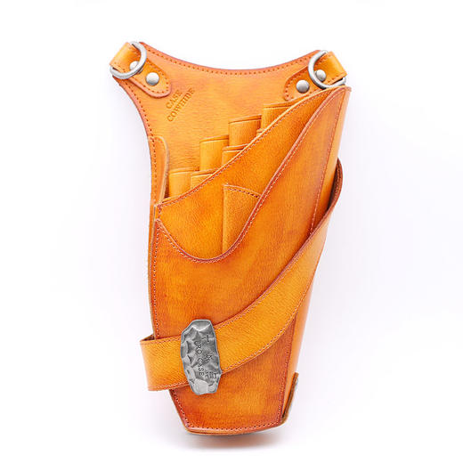 十兵衞/九只装/挎包/腰包/真皮/复古棕/深酒红/脏脏色/黄绿撞色/腰包/剪刀包 商品图6