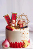 寿星：超高时尚喜庆红寿星蛋糕 商品缩略图2