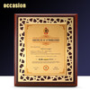 奖牌定制定做代理商加盟金属授权牌木质牌匾高档聘书荣誉证书制作 商品缩略图0