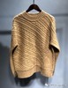 21年末折扣！七折！驼色拧花斜织羊毛衫 商品缩略图4