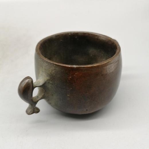 双耳老铜包浆铜香炉 商品图1