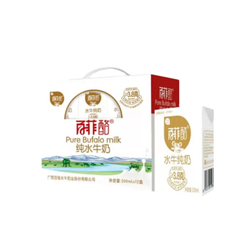 百菲酪水牛纯奶200ml*12/提