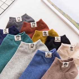 薄款防臭吸汗男士船袜韩版潮流运动短筒棉袜