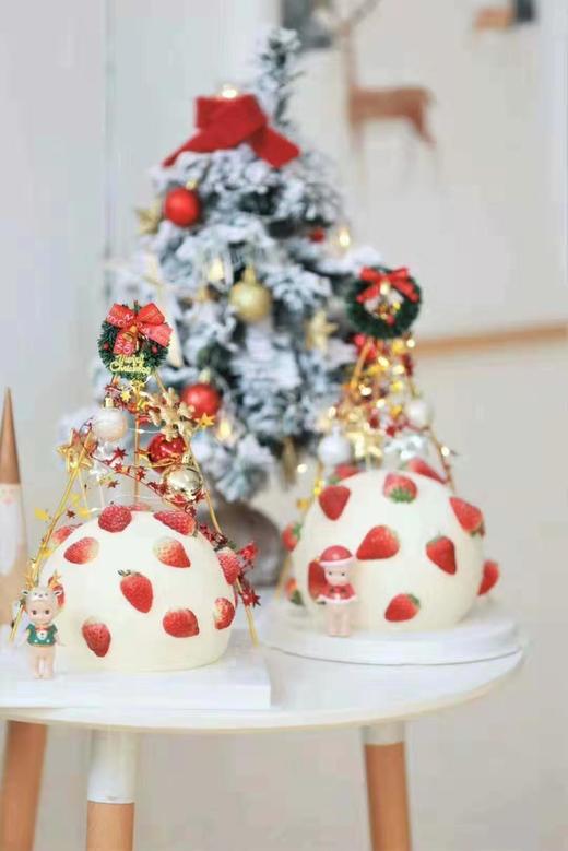 圣诞季【幸福圣诞树】|草莓戚风蛋糕（均配蜡烛），一个带着幸福物语的圣诞礼盒 商品图3